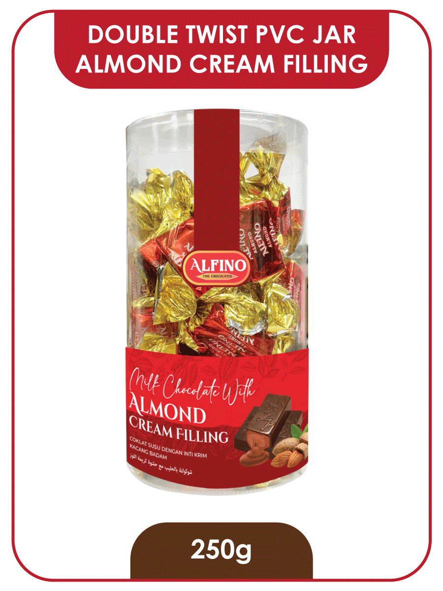 Almond-Double-Twist-Pvc-Jar